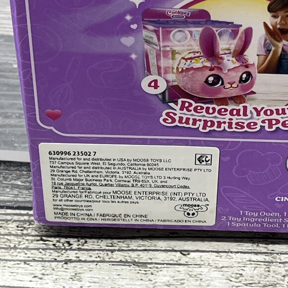 Moose Toys Cookeez Makery Cinnamon Treatz Oven Playset - Pink, Ages 5+. {123}. - Picture 12 of 16
